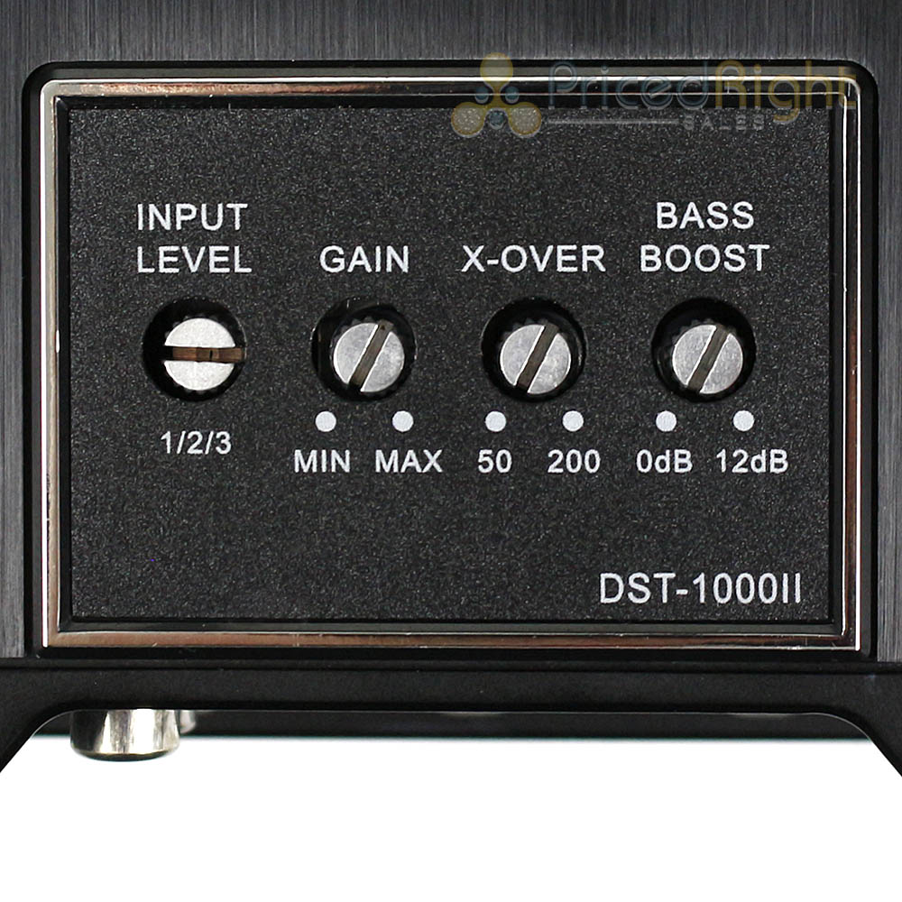 STEG 1 Channel Monoblock Amplifier 1000 Watts Max Competition Series DST1000DII