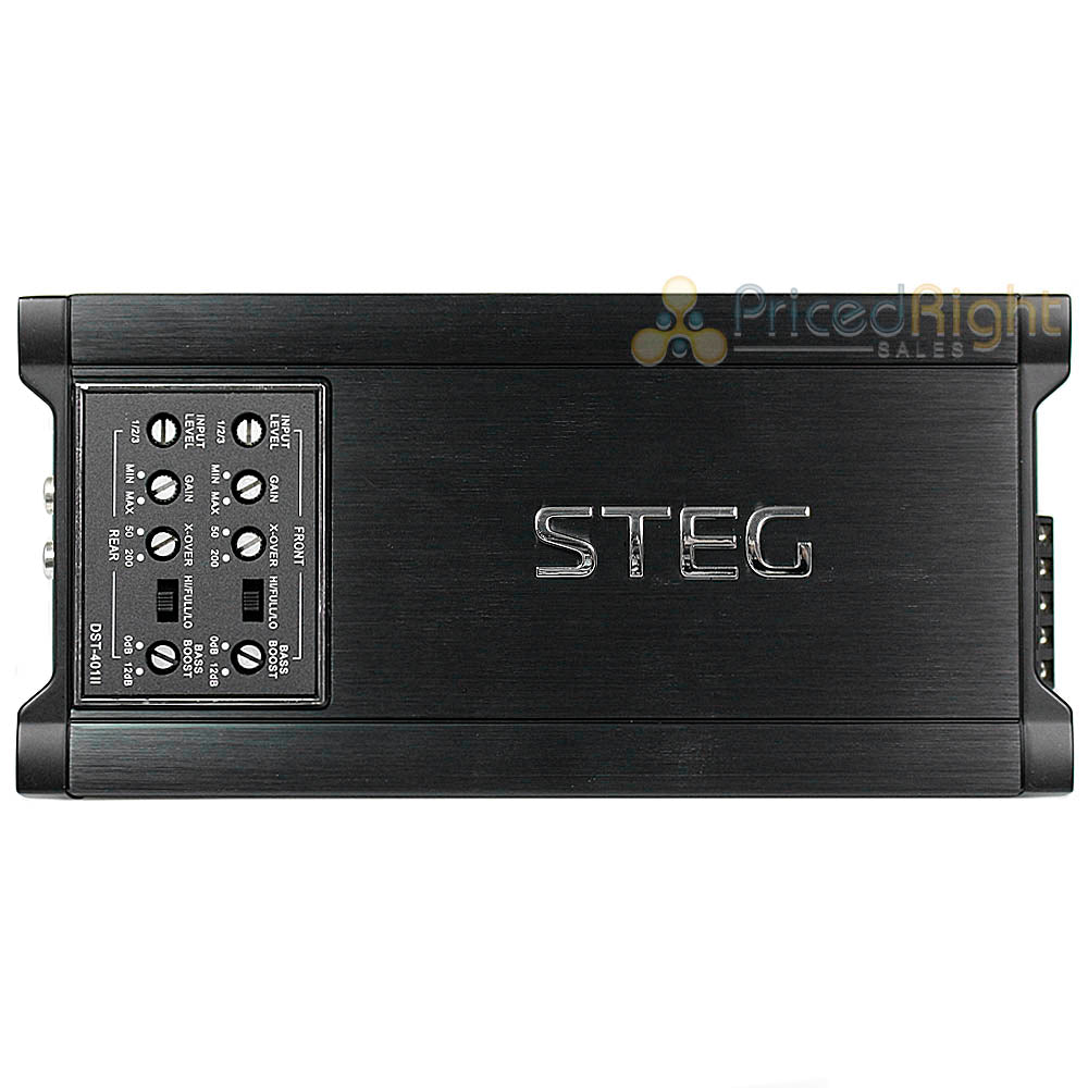 STEG 4 Channel Fullrange Amplifier 120W x 4 2 Ohm Class D DST Series DST401DII