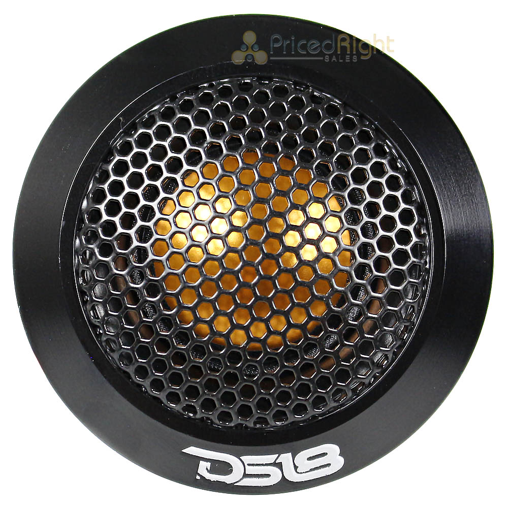 DS18 2.2" Titanium Dome Tweeter with Aluminum Body 60 Watts Max 4 Ohm DTX Pair