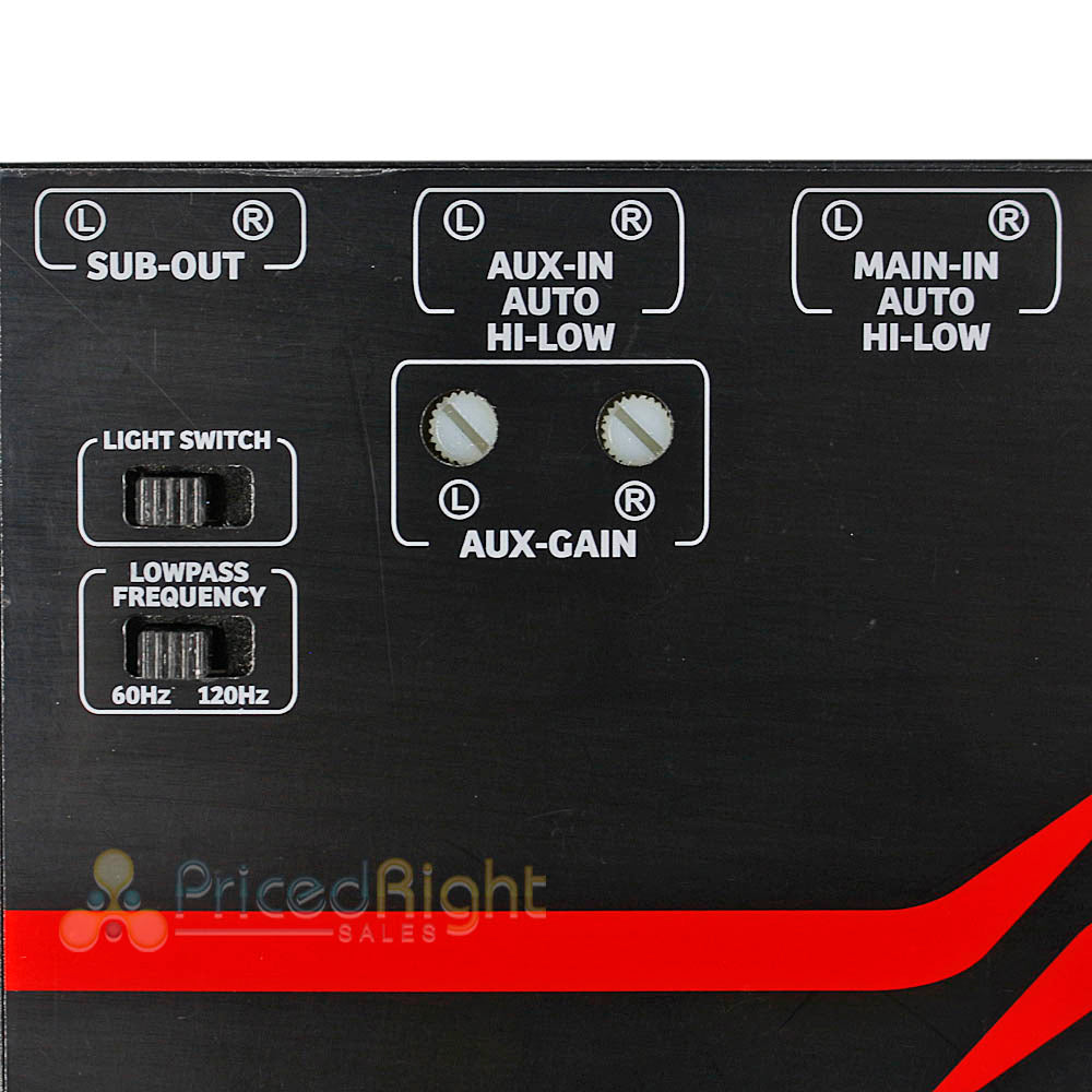 DS18 7 Band Equalizer Subwoofer Control with High Level Input Auto Turn on EQX7