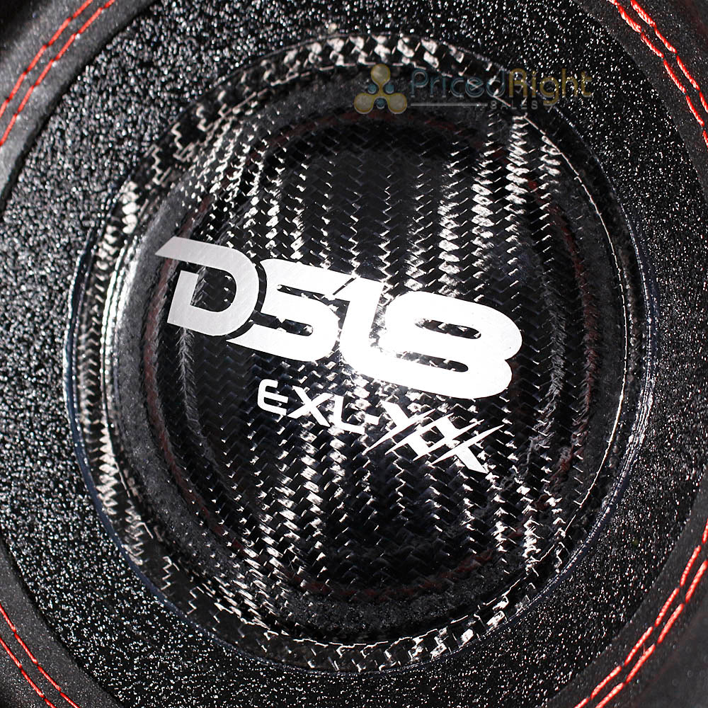 DS18 High Excursion 15" Subwoofer Dual 4 Ohm 4000 Watts Max EXL-XX15.4DHE Single