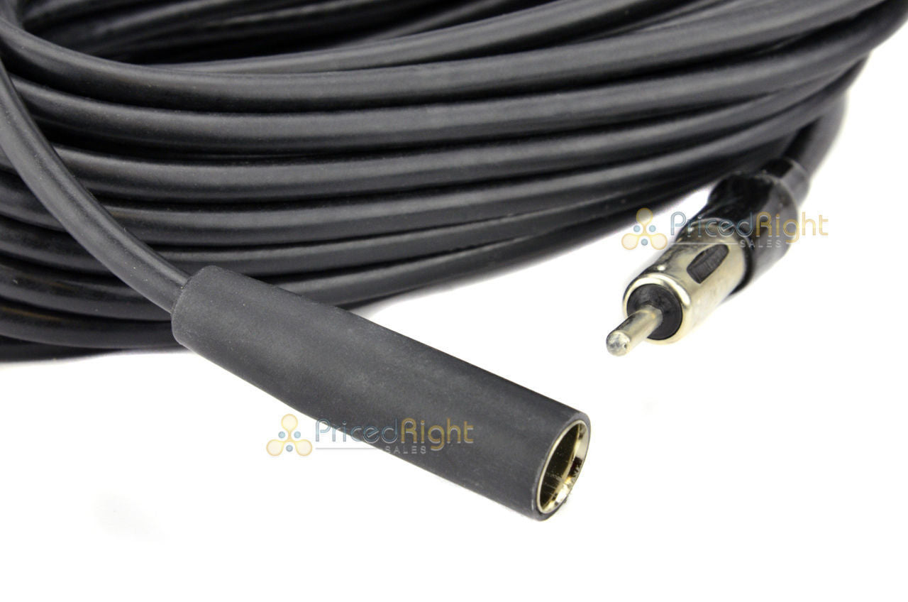 Xscorpion 18' Auto Antenna Extension Cable Male Female Car Adapter AM FM EXT-18