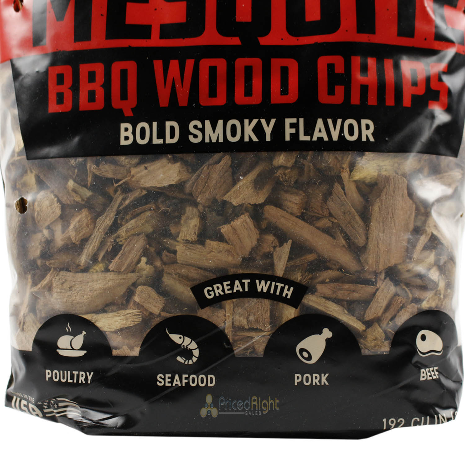 Bear Mountain BBQ Mesquite Natural Hardwood Chips Bold Smoky Flavor for Meat