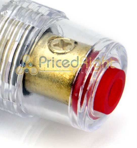 High Quality Gold In-line 4 or 8 Gauge AGU Fuse Holder 5 Pack 100 AMP AGU Fuses