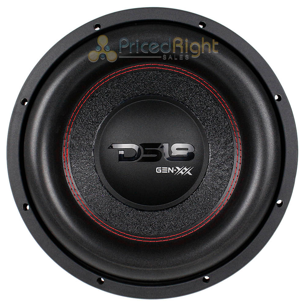 DS18 12" Subwoofer Dual 4 Ohm 1450 Watts High Excursion Car Sub GEN-XX12.4DHE