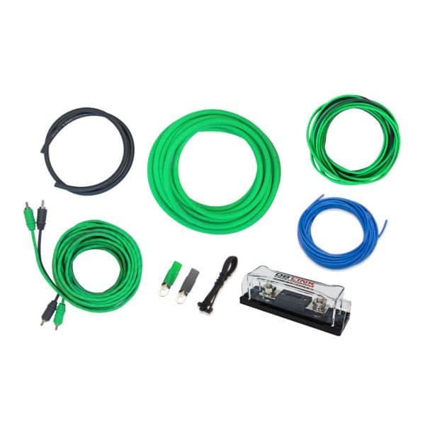 DB Link X-Treme Green 4 Ga. Miniature ANL Amplifier Installation Kit GK4-MANL