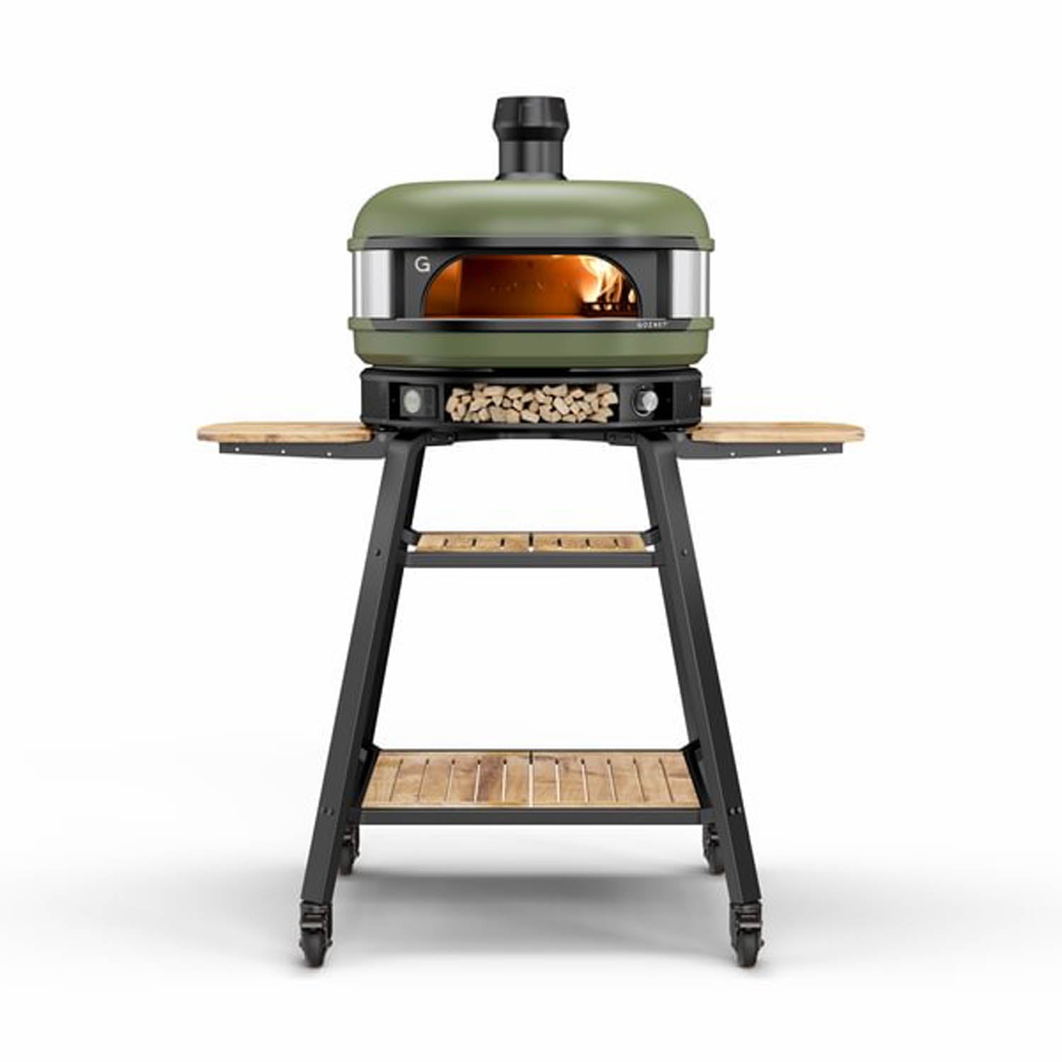 Gozney Dome Dual Fuel Pizza Oven LPG Green-Colored Domed Countertop Pizza Oven