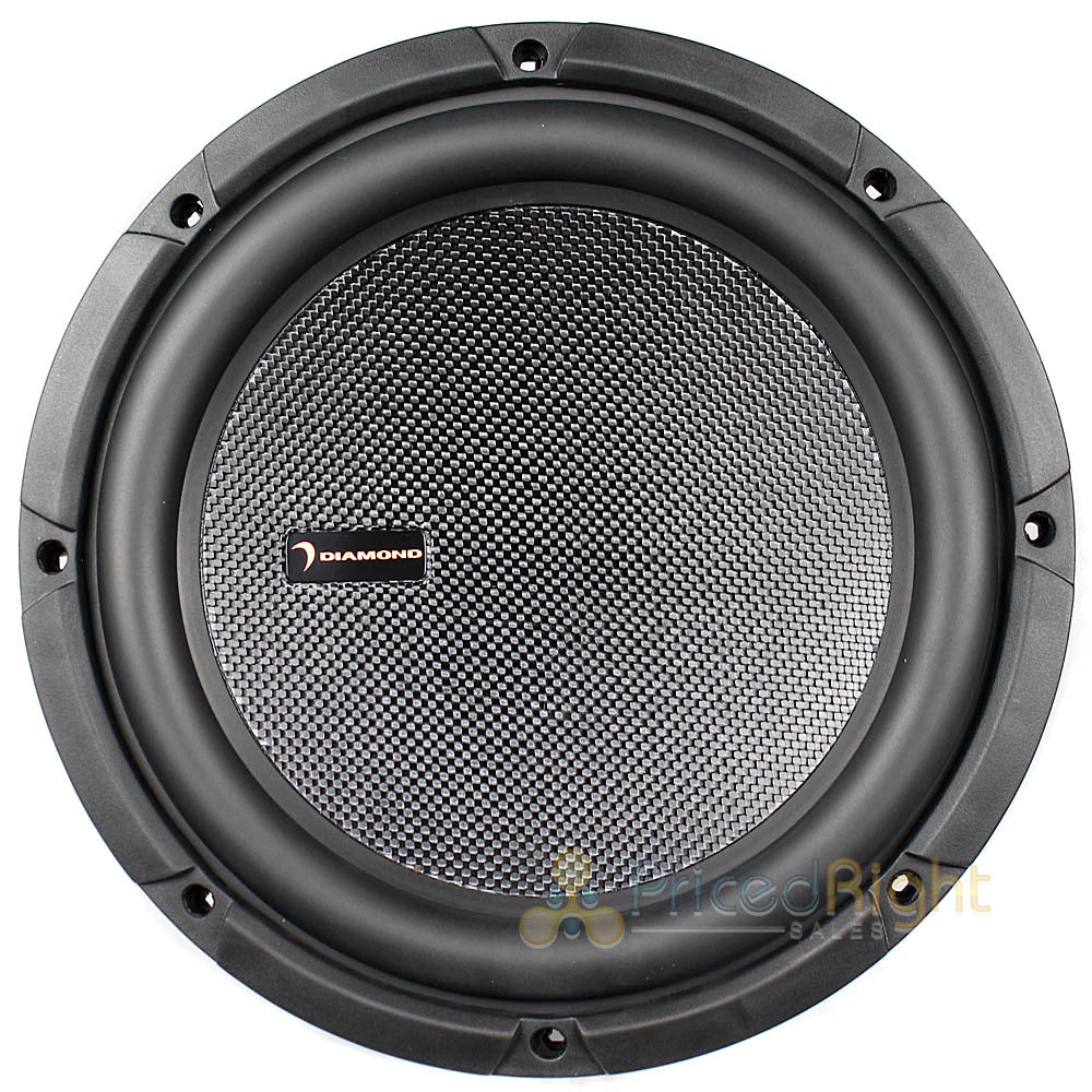 Diamond Audio 12" DVC Subwoofer 1200 Watts Max Power Dual 4 Ohm Hex Series H124