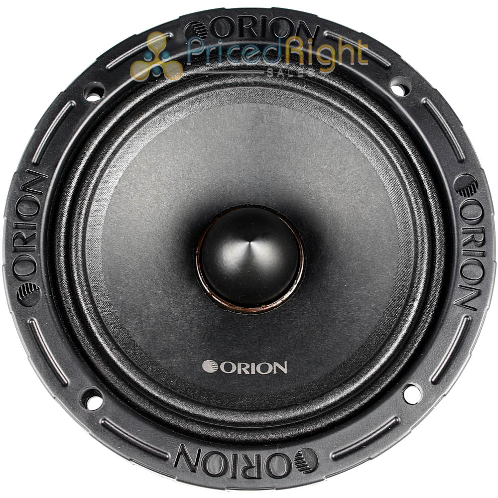 Orion 6.5" Midrange Loud Speakers 1400 Watts Max 8 Ohm Competition HCCA68N Pair