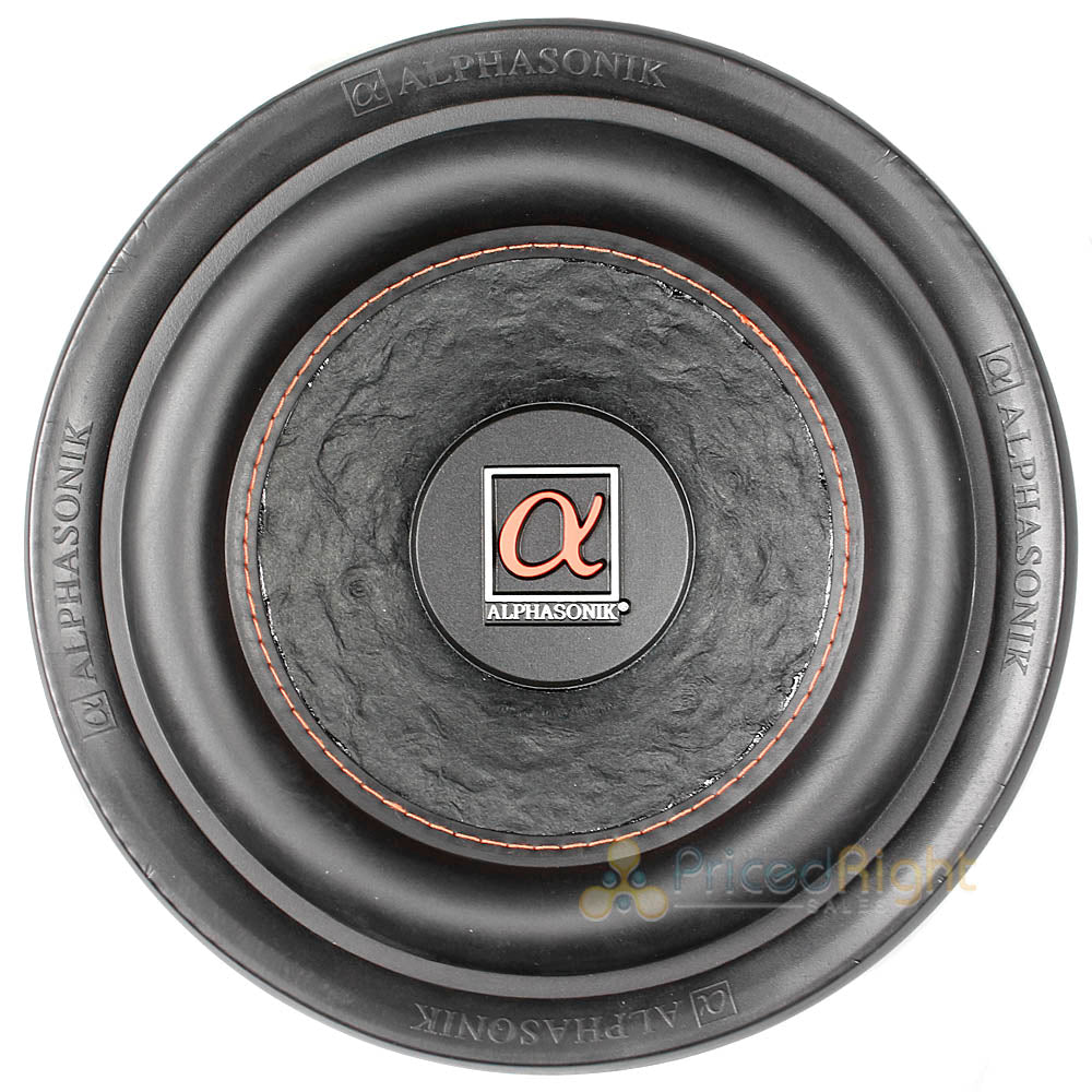 Alphasonik 8" Subwoofer 600 Watts Max 4 Ohm Hyper 200 Series HSW208 Single