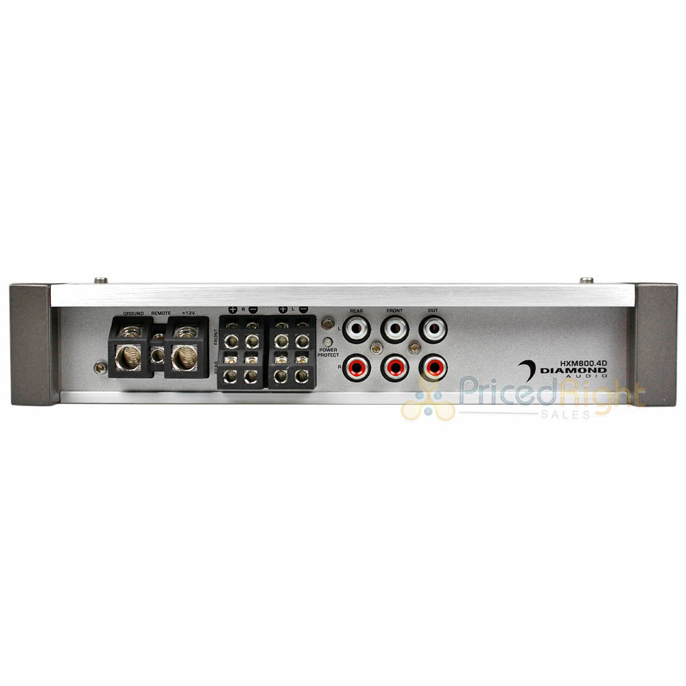 Diamond Audio 4 Channel Full Range Class D Amplifier 185WX4@2 Ohm 120WX4@4 Ohm