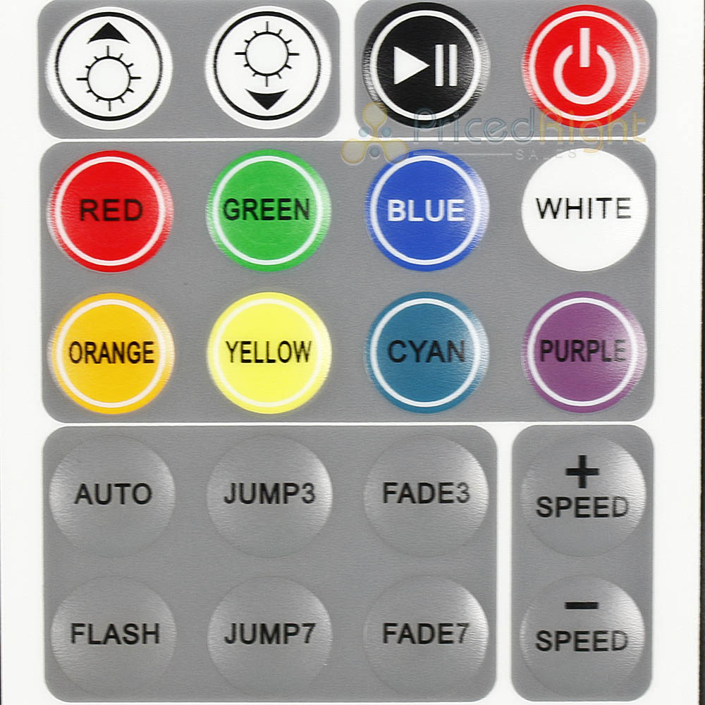 Diamond Audio RF Remote Control for RGB LED Marine Motorsport Series HXMRGBLC