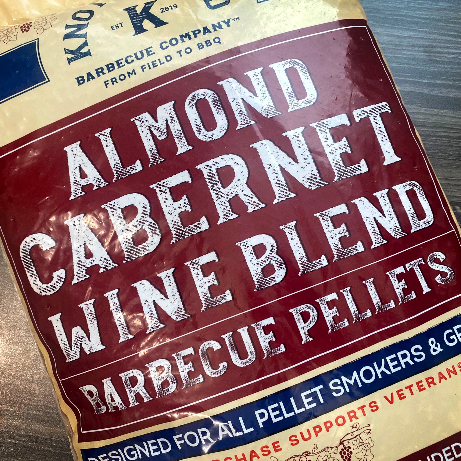 40lbs Almond Cabernet Cooking Pellets BBQ Smoker Red Wine Oak Blend 20# Bags