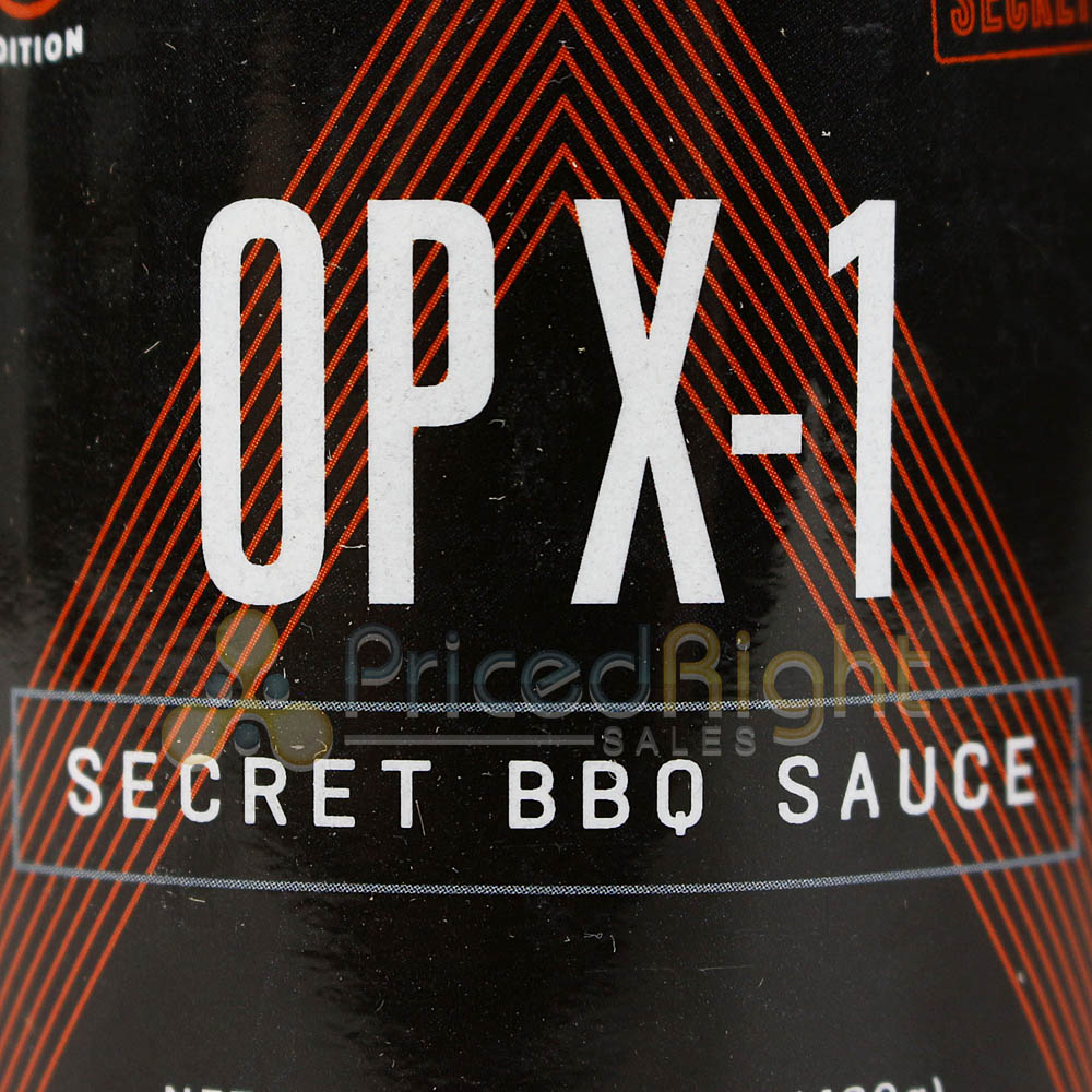 Kosmos OP X-1 BBQ Sauce Sweet and Savory Spices Tangy 15.5 oz. Bottle