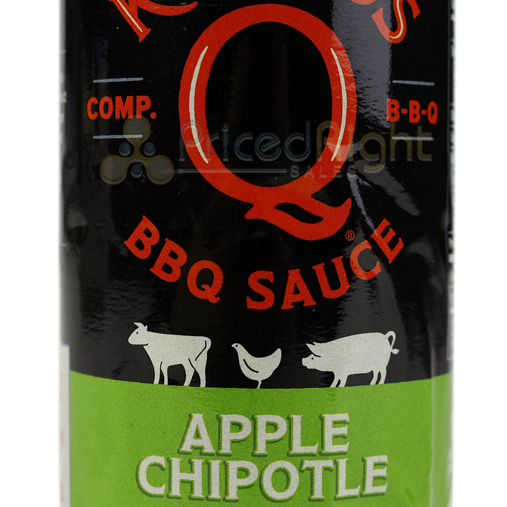 Kosmos Sweet Apple Chipotle BBQ Sauce 15.5 oz. Bottle