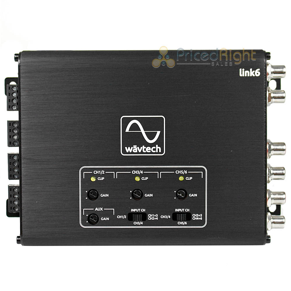 Wavtech 6 Channel Line Output Converter LOC with Multi Function Remote link6