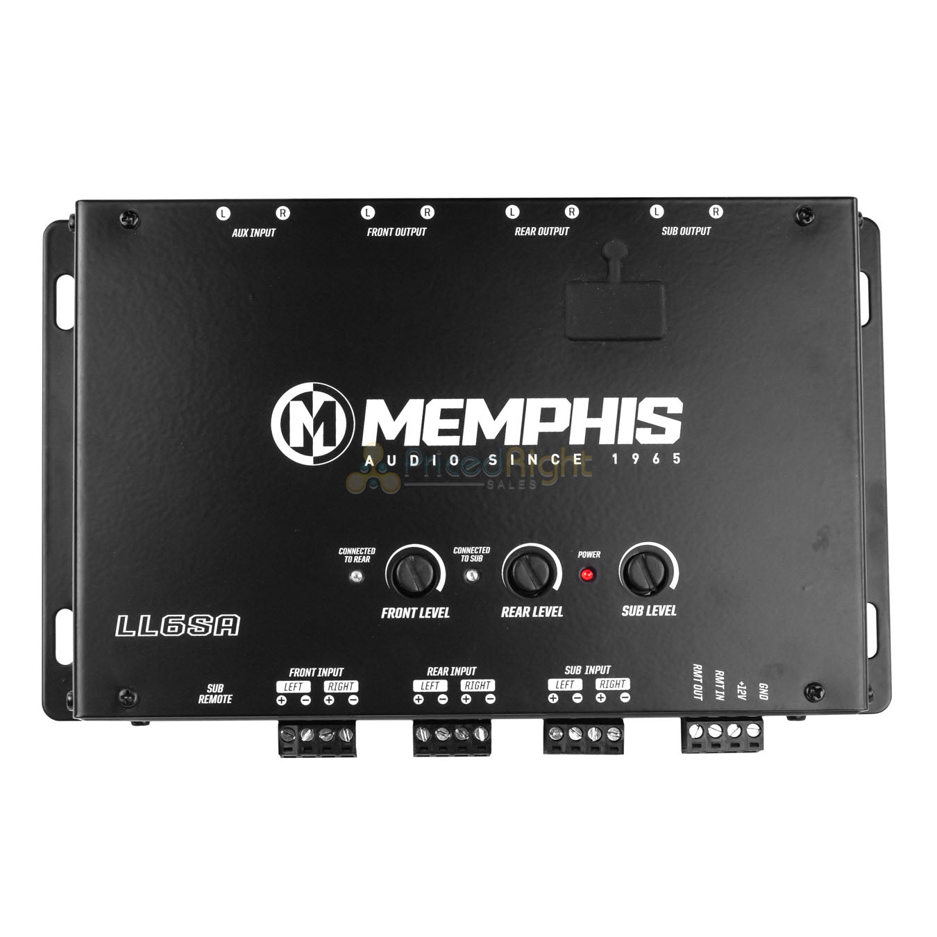 Memphis Audio 6-Channel Line Level Adapter AUX Input Car Audio OEM LL6SA