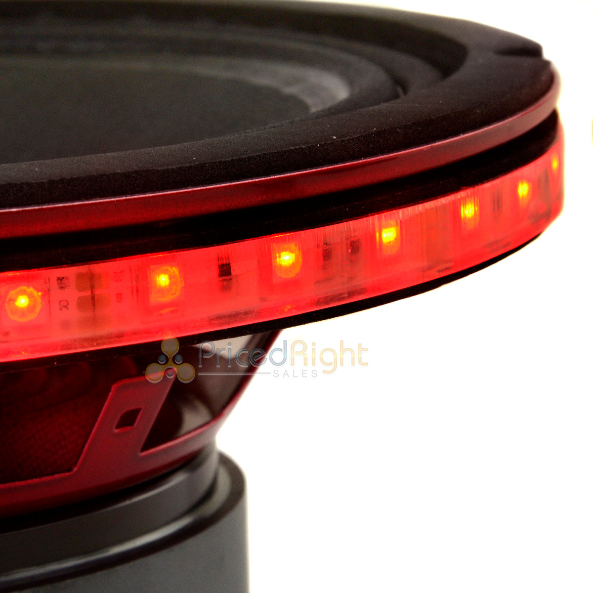 10" Waterproof RGB LED Speaker Ring 1/2" Spacer DS18 LRING10 Accent Single