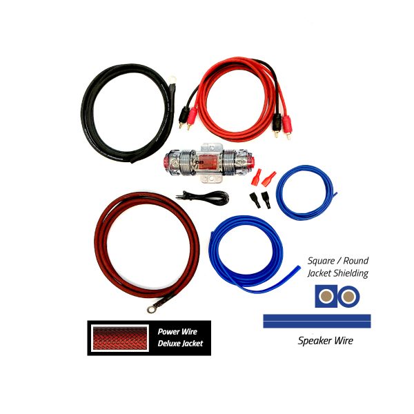 DB Link 8 Gauge 6 Foot Marine And Power Sports Amplifier Wiring Kit H18 MAK8-6