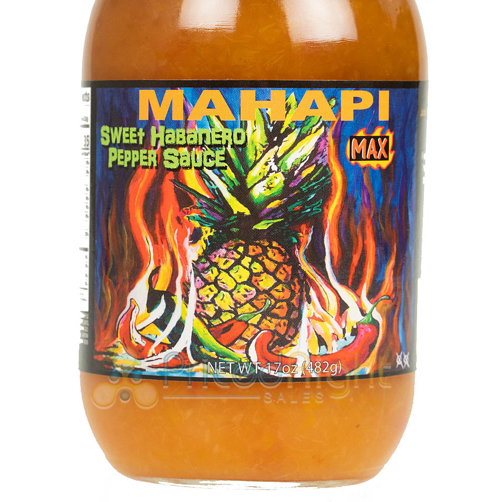 Sweet Habanero Pepper Sauce Sweet Heat Authentic Recipe 17 Oz Jar Max Mahapi