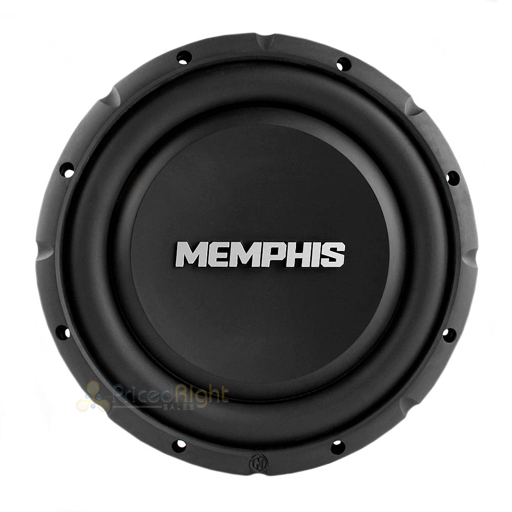 Memphis 10" Subwoofer Dual 4 Ohm Street Reference Shallow Slim 500 Watt SRXS1044