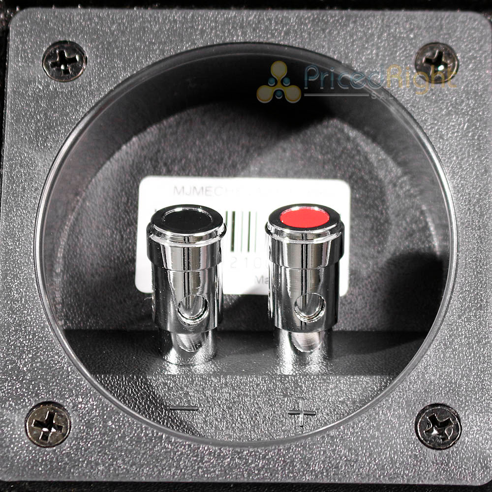 Memphis Audio Dual 8" Chevy Truck Enclosure 1 Ohm for Chevy 2007 Up MJMECHEV8D1