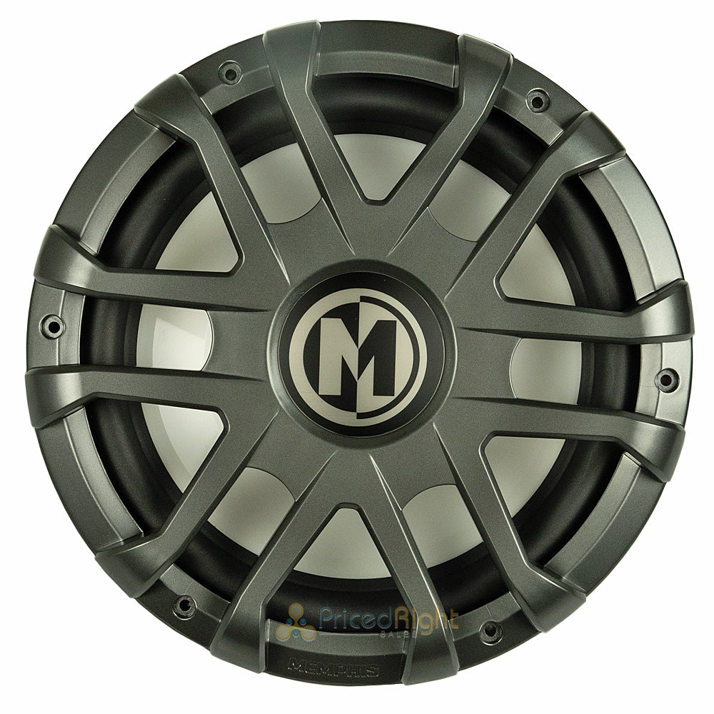 10" Marine Subwoofer 250W RMS 500W Max RGB LED Lighting Memphis Audio MM1024