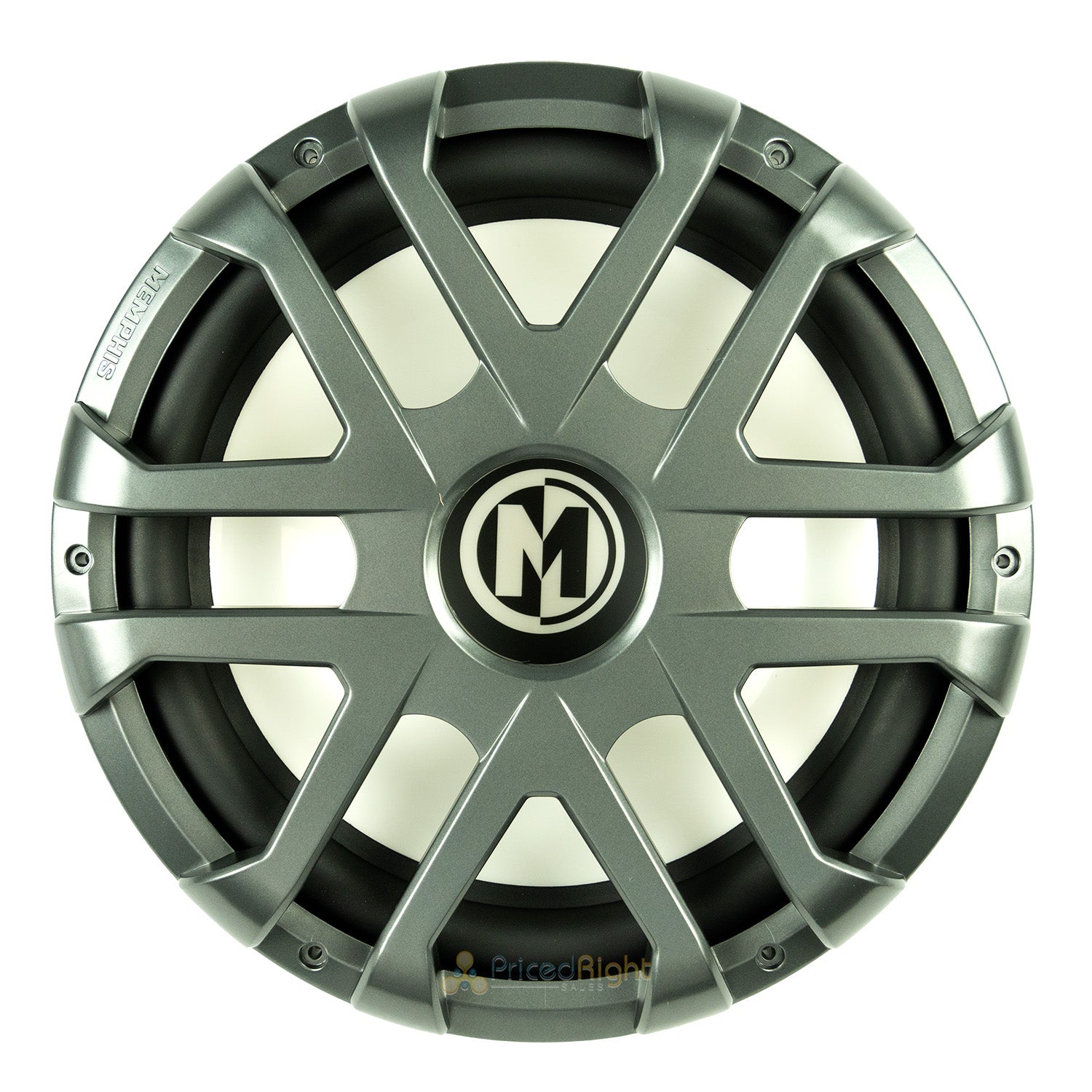 Memphis Audio 12" Marine Subwoofer 500W RMS 1000W Max RGB LED Lighting MM1224