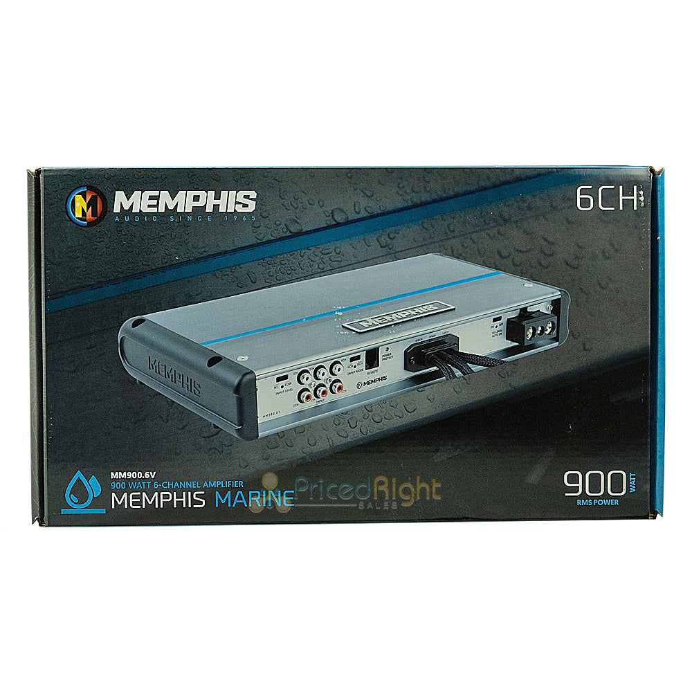 Memphis Audio 900W 6 Channel Marine Amplifier With Auto Turn On Feature MM900.6V