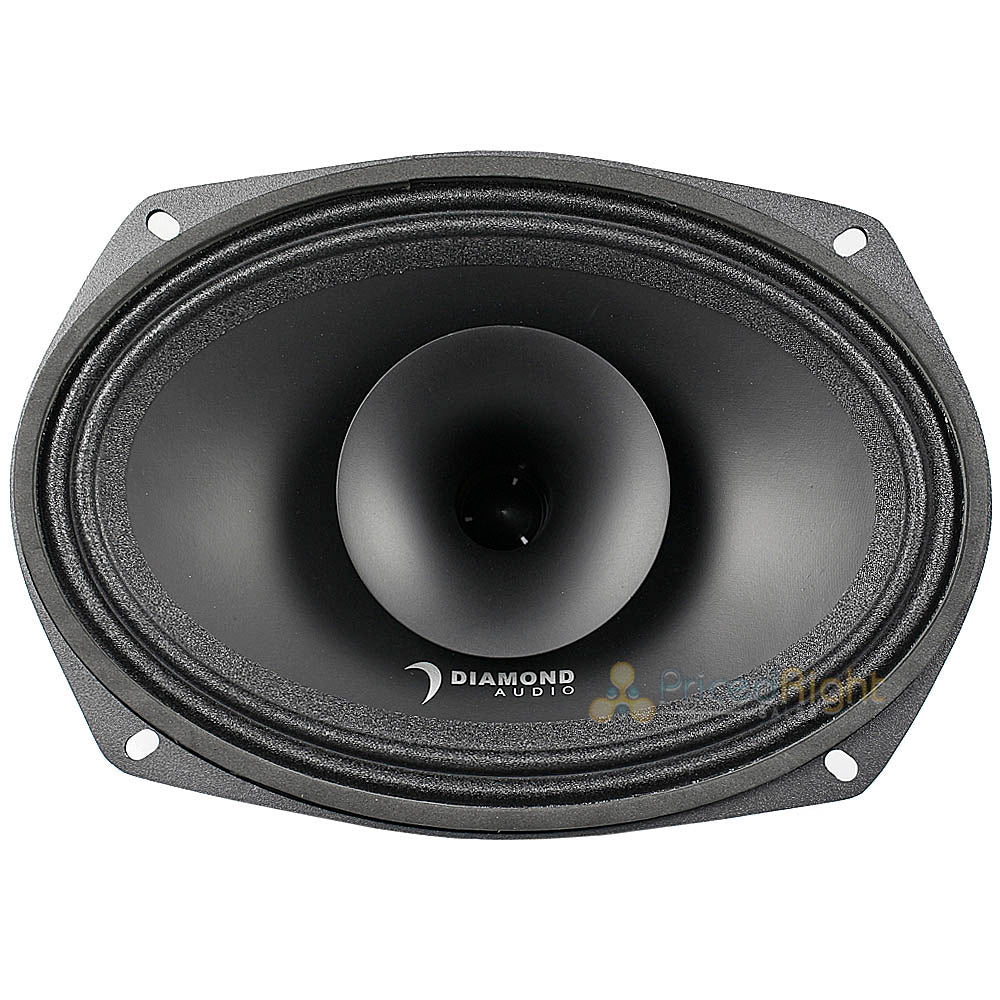 Diamond Audio 6x9" Full Range Co-ax Horn Speakers 300W Max Motorsport Line MP694