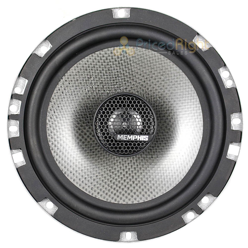 6.5" Convertible Coaxial Alloy Tweeters Crossover Speakers Memphis Audio MS60