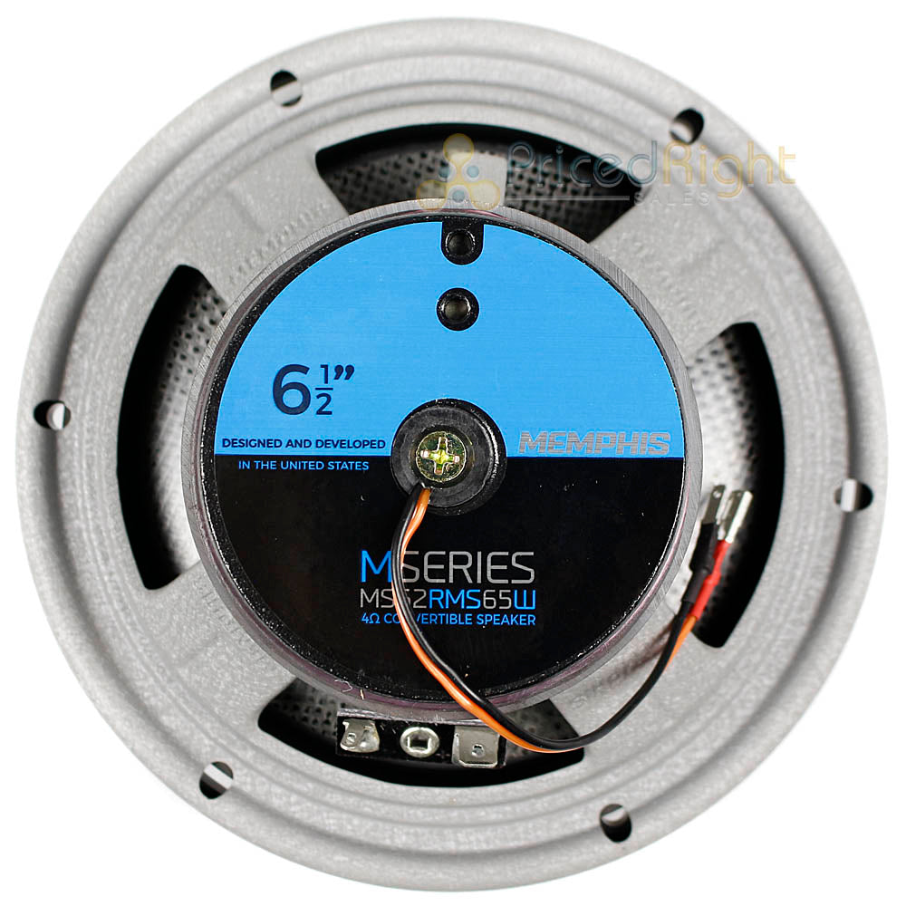 Memphis Audio 6.5" Coaxial Convertible Speakers 130 Watts Max M-Series MS62