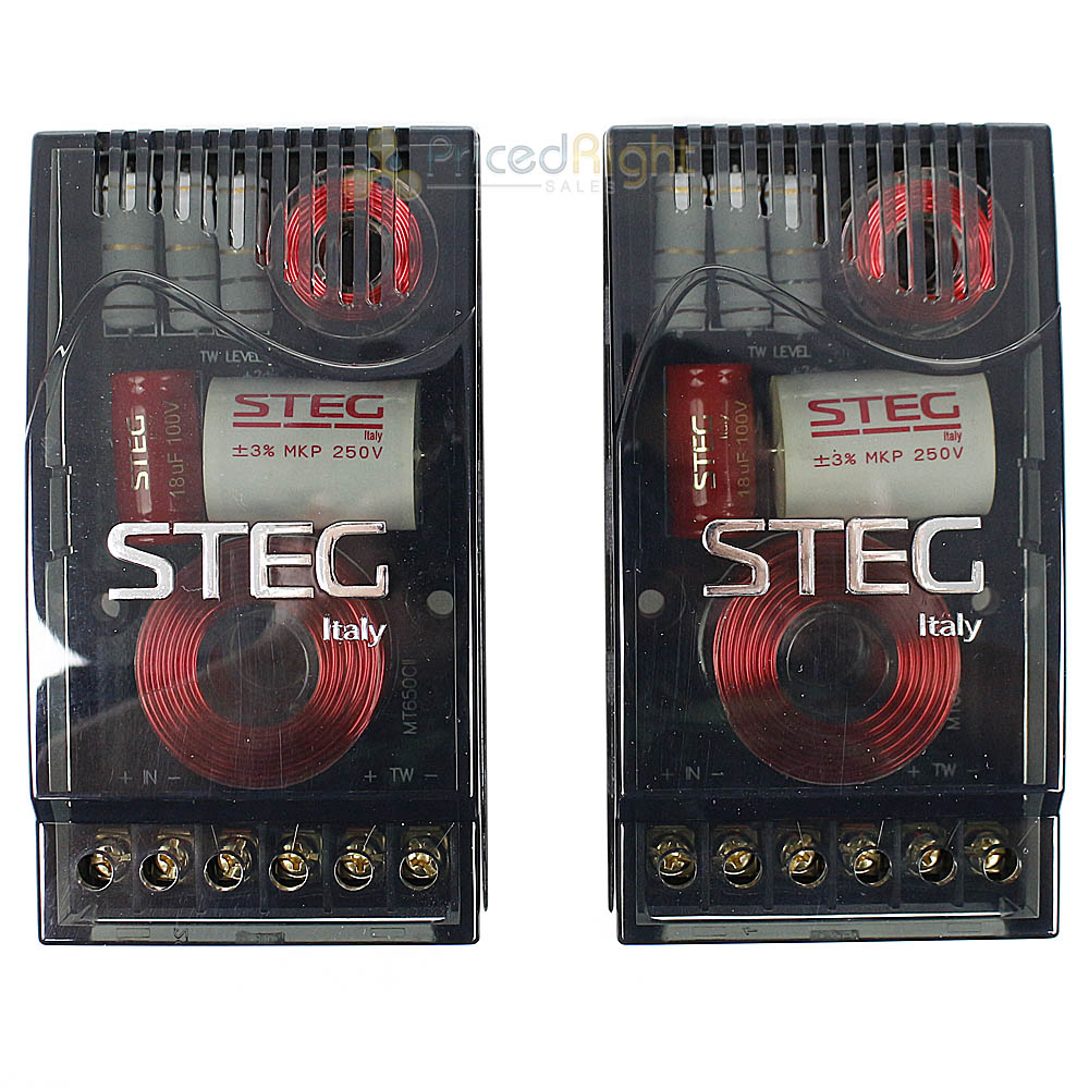 STEG 6.5" 2 Way Component Speaker System 4 Ohm Master Stroke Series MT650CII