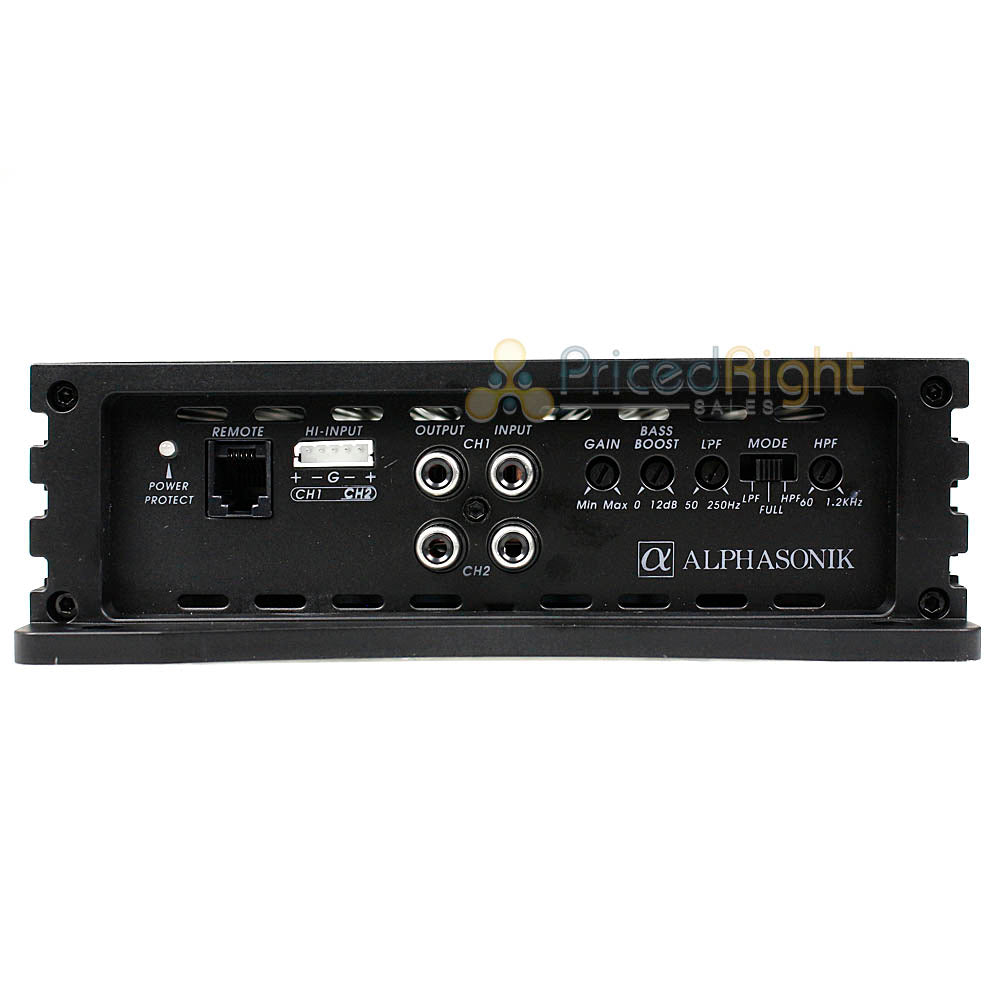 Alphasonik 2 Channel Amplifier 1600 Watts Max Neuron Series A/B Class NA1600.2