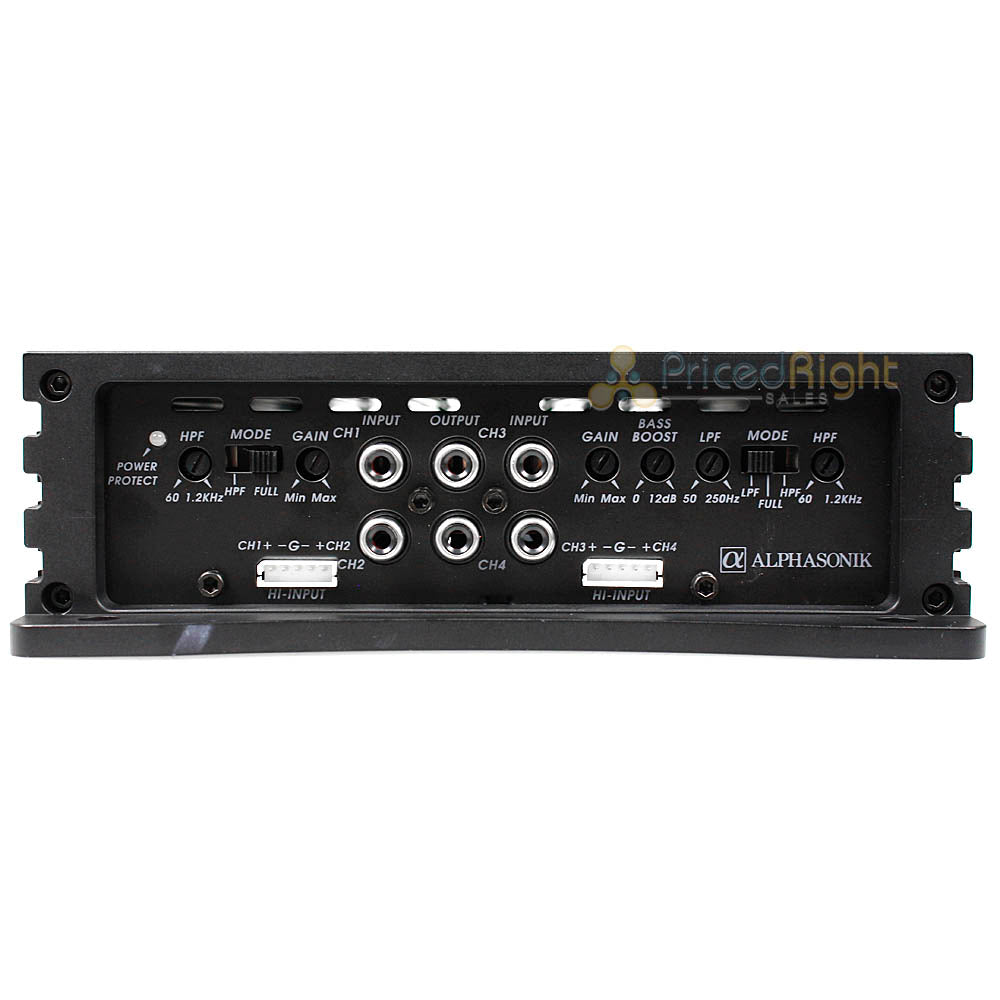 Alphasonik 4 Channel Amplifier 1600 Watts Amp Neuron Series A/B Class NA1600.4