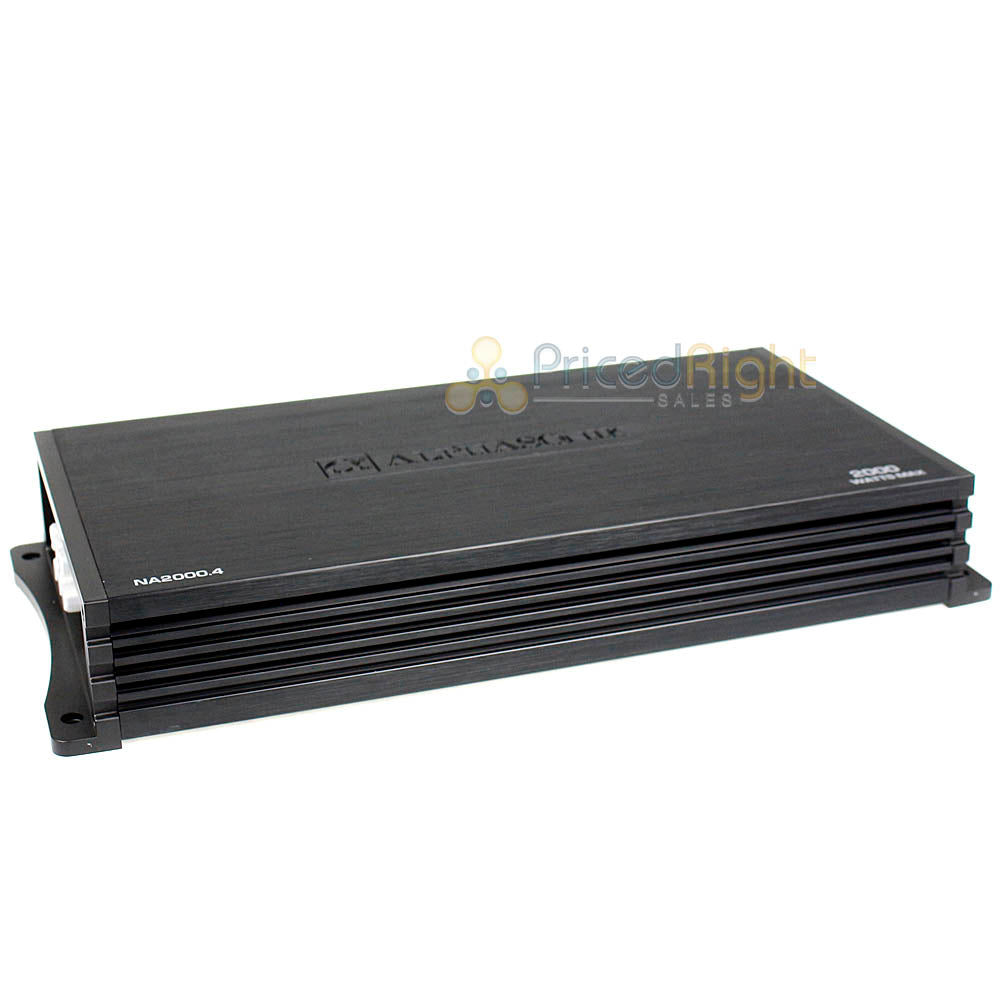 Alphasonik 4 Channel Amplifier 2000 Watts Neuron Series Class A/B Amp NA2000.4