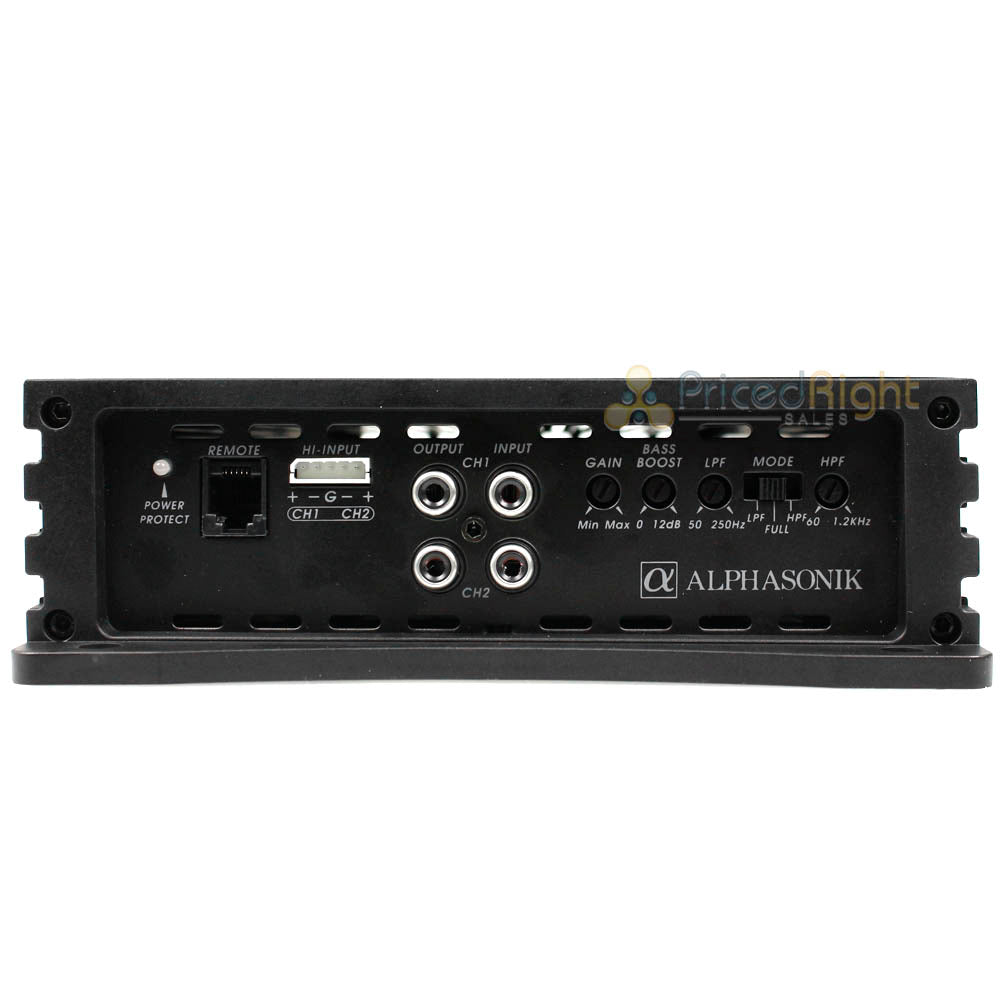 Alphasonik 2 Channel Amplifier 3000 Watts 2 Ohm Class A/B Neuron Series NA3000.2