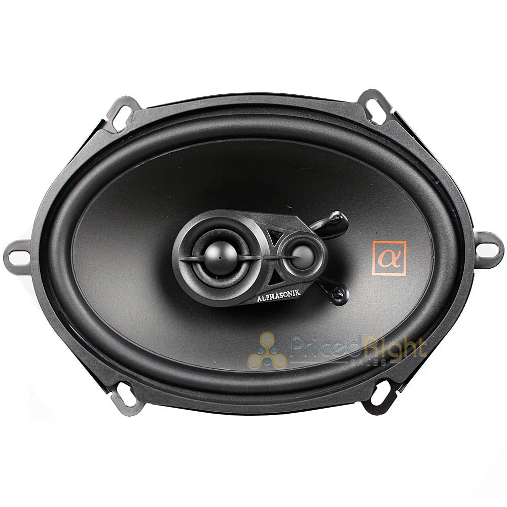 6x8" Full Range Speakers 3 Way 120W Max 3 Ohm Neuron Series Alphasonik NS683