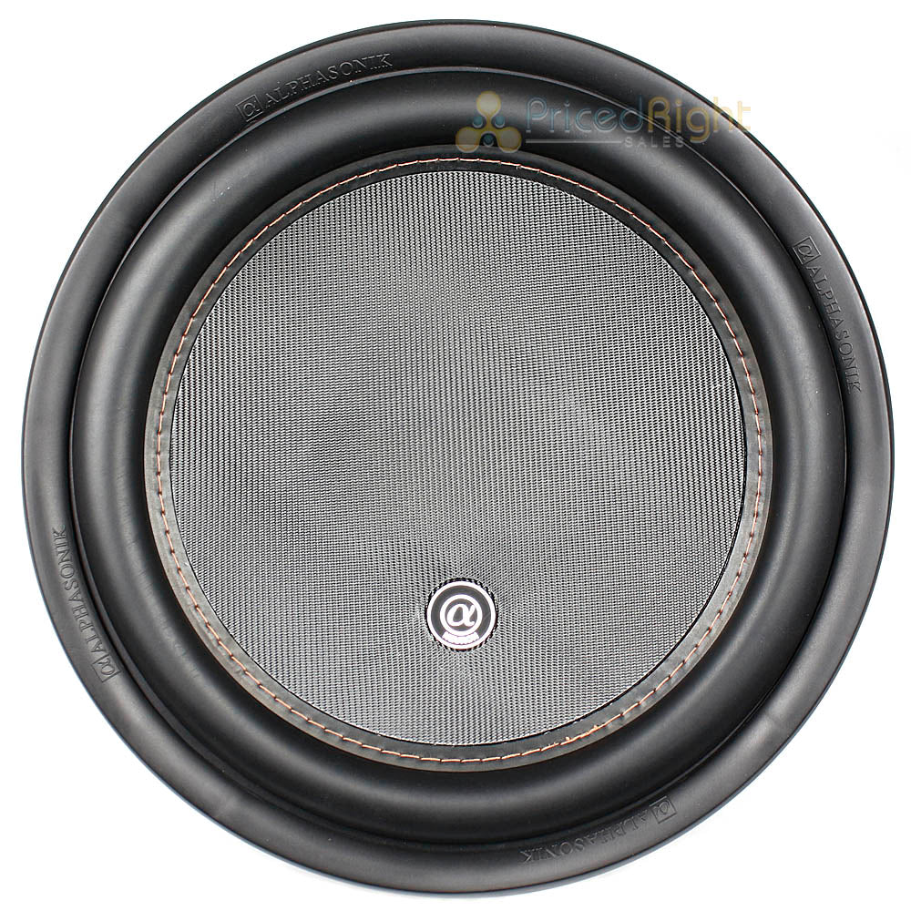 Alphasonik 12" Subwoofer 1500 Watts Max 4 Ohm Neuron 400 Series NSW412 Single