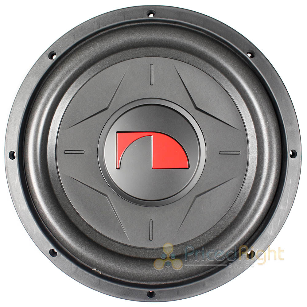 12" Subwoofer Shallow Mount 1250 Watts Max Super Slim Nakamichi NM-NSWX1203S4