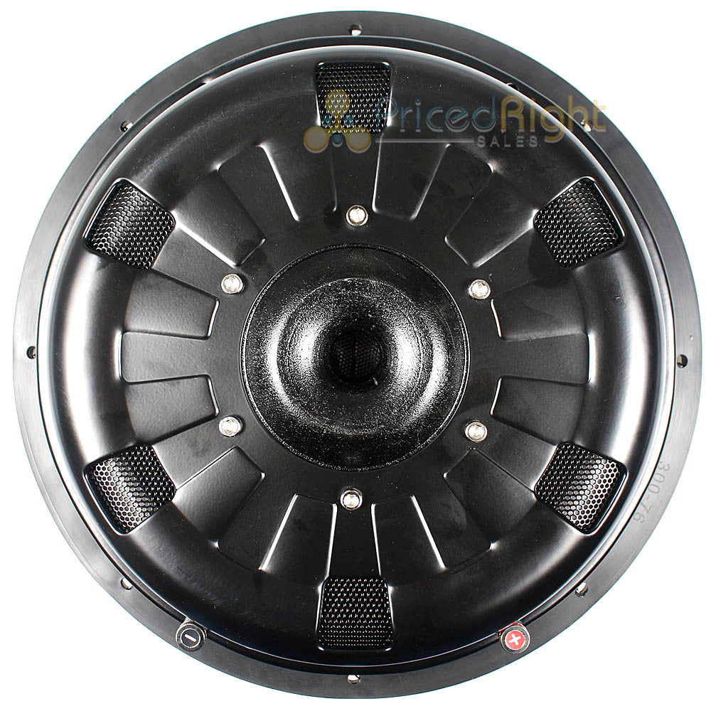 12" Subwoofer Shallow Mount 1250 Watts Max Super Slim Nakamichi NM-NSWX1203S4