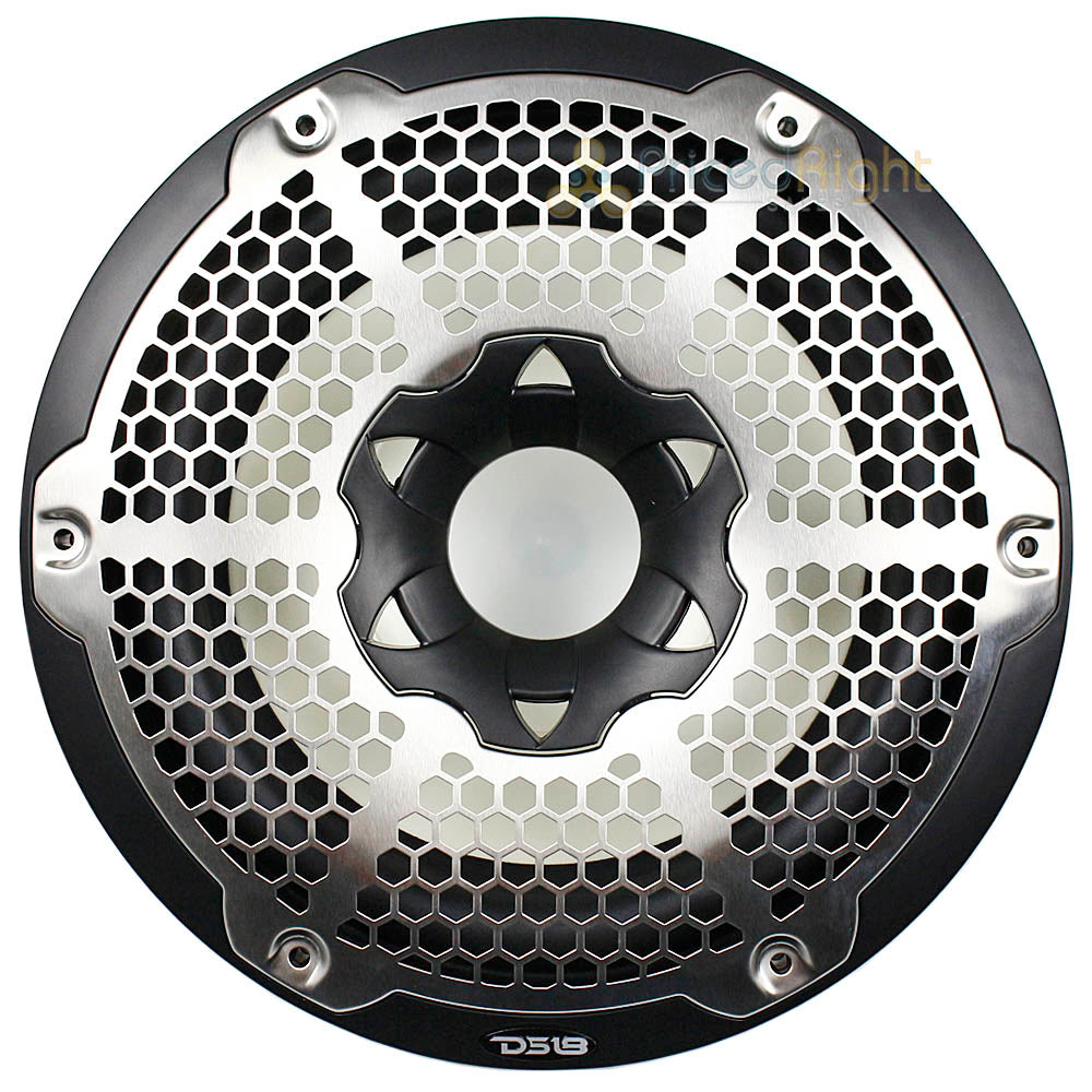 DS18 Hydro 10" Marine Subwoofer with Integrated RGB 600 Watts 4 Ohm NXL-10SUB/BK