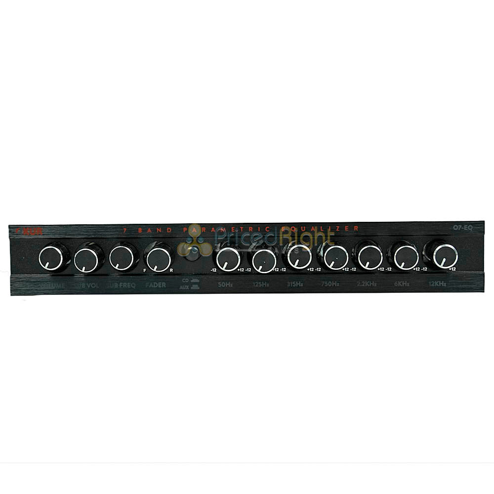 OKUR 7-Band Parametric Equalizer W/ Subwoofer Output and Active Equalizer O7-EQ