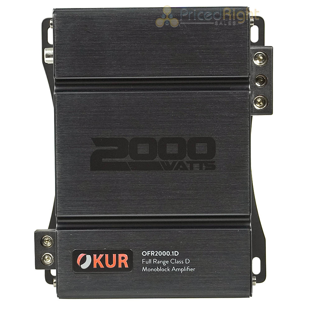 OKUR Full Range Monobloock Amplifier 2000 Watts Max 1 Ohm Class D OFR2000.1D