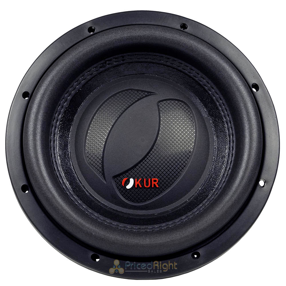 OKUR 10" Subwoofer 2500 Max Power 4 Ohm Double Stitched Foam Surround OSW10D4