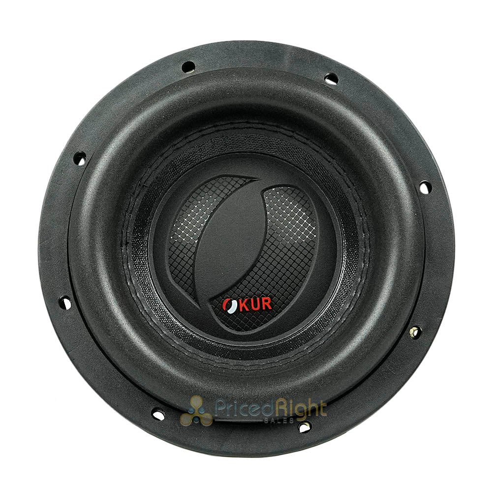 OKUR 8" Subwoofer 1500W Max Power 4 Ohm Double Stitched Foam Surround OSW8D4