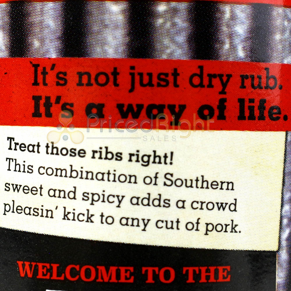 The Shed BBQ & Blues Joint Rack Attack Meat Rub 5.2 Oz Southern Sweet and Spicy