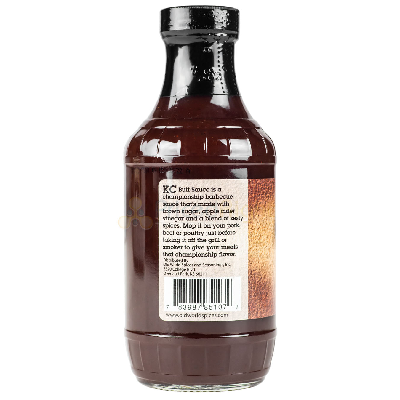 KC Butt BBQ Sauce Barbecue 21 Ounce Bottle Pork Beef Chicken Marinade