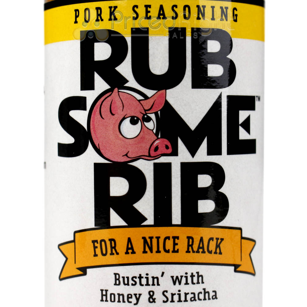 Rub Some Rib Pork Rub Seasoning 6.2 Oz. Bustin with Honey & Sriracha Gluten Free