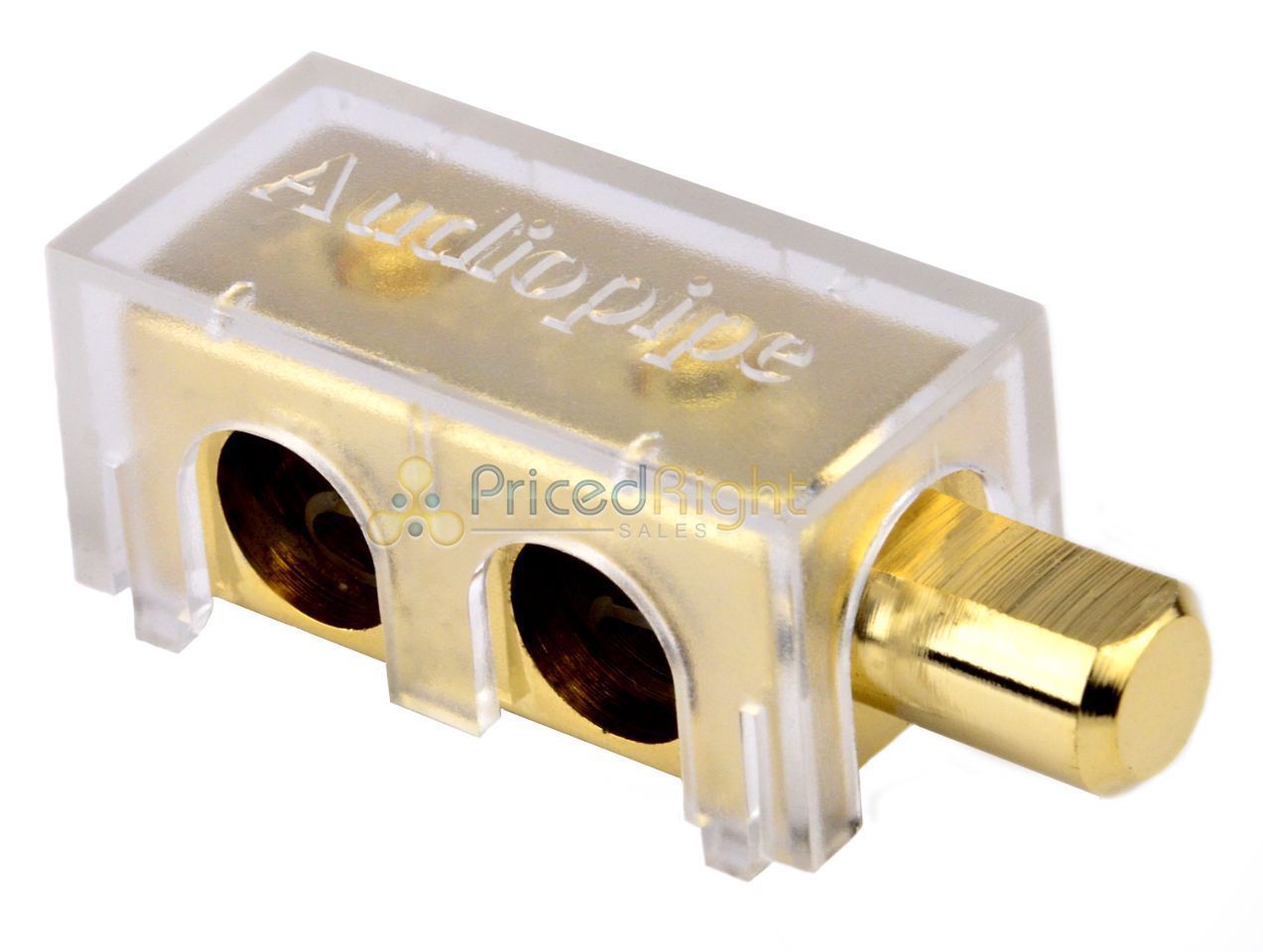 0 Gauge Amp Terminal Gold Plated Power Distribution Block Car Audio Pin PB-2010